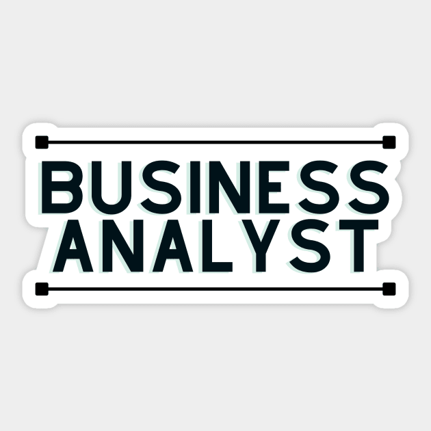 Business analyst Sticker by honeythief